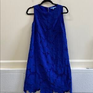 Antonio Melani 2 blue cutout sleeveless dress